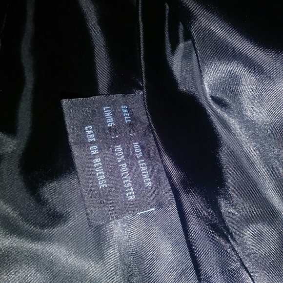 Kenneth Cole Reaction Leather Jacket size Large - Picture 5 of 5